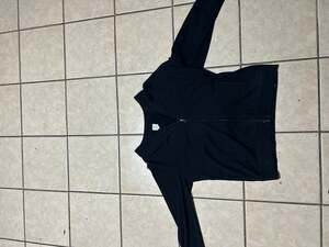 GAP Women's Heritage Rib-Knit Full-Zip Sweater Cardigan Jacket Black